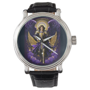 St. Michael der Erzengel römisch-katholisch Armbanduhr