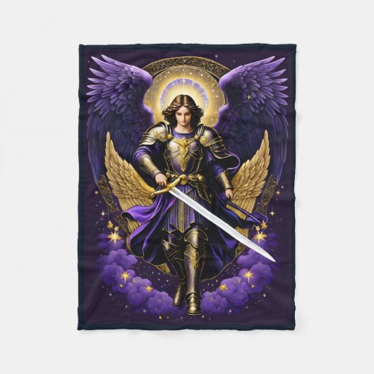 St. Michael der Erzengel römisch-katholisch Fleecedecke (Vorderseite)