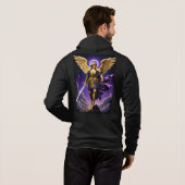 St. Michael der Erzengel römisch-katholisch Hoodie (Schwarz voll)