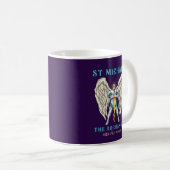 St. Michael der Erzengel römisch-katholisch Kaffeetasse (VorderseiteRechts)