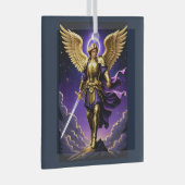 St. Michael der Erzengel römisch-katholisch Ornament Aus Glas (Vorderseite Rechts)