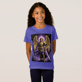 St. Michael der Erzengel römisch-katholisch T-Shirt (Vorne ganz)