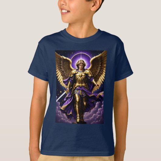 St. Michael der Erzengel römisch-katholisch T-Shirt (Vorderseite)