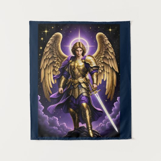 St. Michael der Erzengel römisch-katholisch Wandteppich (Vorderseite)