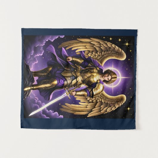 St. Michael der Erzengel römisch-katholisch Wandteppich (Vorderseite (Horizontal))