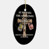 St Michael der Erzengel - schützen Sie unsere Keramikornament (Rechts)