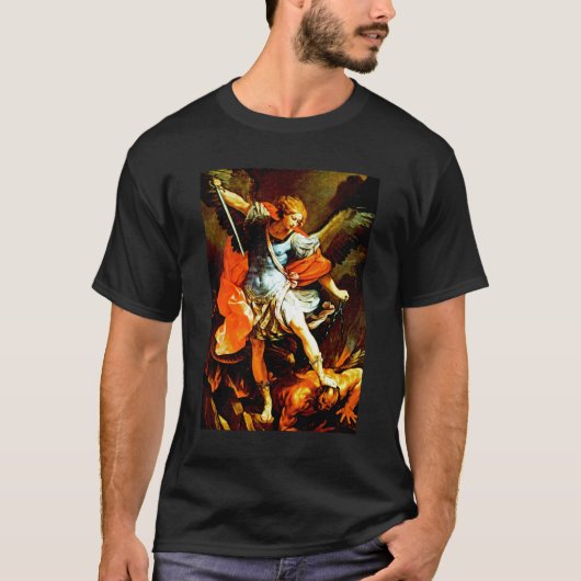 St Michael der Erzengel T-Shirt (Vorderseite)