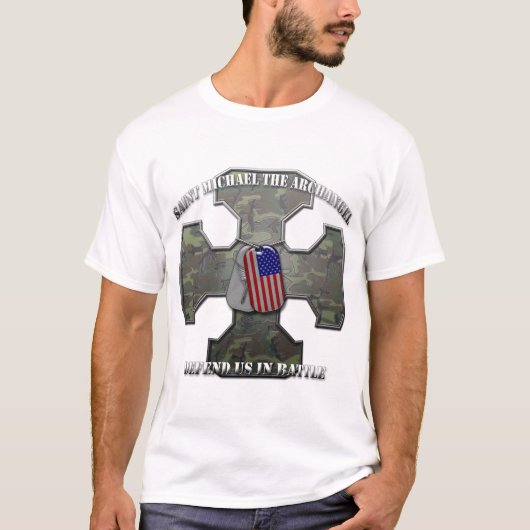 St Michael der Erzengel T-Shirt (Vorderseite)