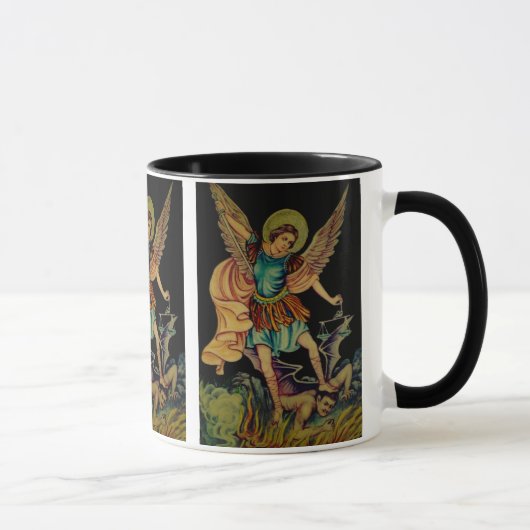 St Michael der Erzengel Tasse (Rechts)