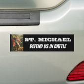 St Michael der Erzengel verteidigen uns im Kampf Autoaufkleber (Auf Auto)