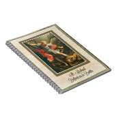 St Michael der Erzengel verteidigen uns im Kampf Notizblock (Rechte Seite)