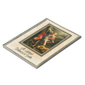 St Michael der Erzengel verteidigen uns im Kampf Notizblock (Linke Seite)