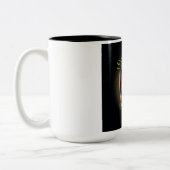 ST MICHAEL DER ERZENGEL VERTEIDIGEN US IM KAMPF ZWEIFARBIGE TASSE (Links)