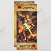 St. Michael, die Erzengel-Gebetskarte (Vorne/Hinten)