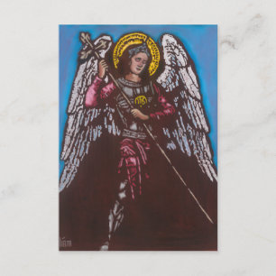 St. Michael, die Erzengel-Gebetskarte Dankeskarte