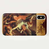 St. Michael die Erzengel Monogram Case-Mate iPhone Hülle (Rückseite (Horizontal))