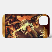 St. Michael die Erzengel Monogram Case-Mate iPhone Hülle (Rückseite (Horizontal))