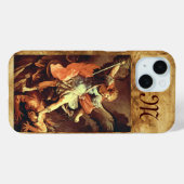 St. Michael die Erzengel Monogram Case-Mate iPhone Hülle (Rückseite (Horizontal))