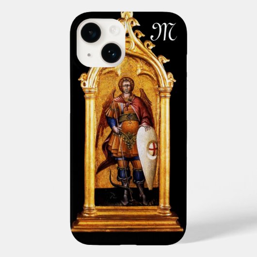 St. Michael die Erzengel Monogram Case-Mate iPhone Hülle (Rückseite)