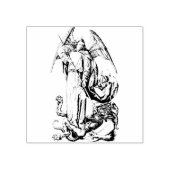 St. Michael, die Erzengel-Rubber-Briefmarke Gummistempel (Prägung)