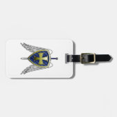 St Michael - Drache-Skala-Schild Gepäckanhänger (Vorderseite horizontal)
