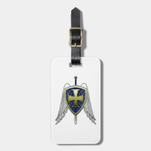 St Michael - Drache-Skala-Schild Gepäckanhänger