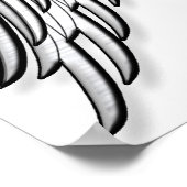 St. Michael - Dragon Scale Shield Poster (Ecke)