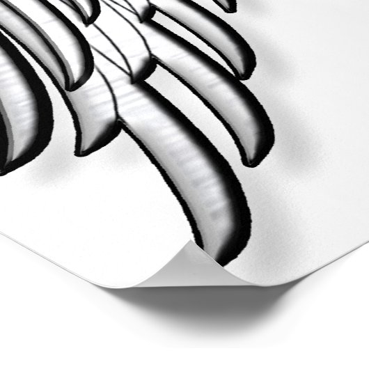 St. Michael - Dragon Scale Shield Poster (Ecke)