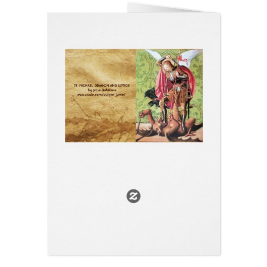 ST. MICHAEL , DRAGON UND JUSTIZ (Hinten)