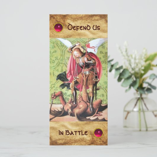 ST. MICHAEL , DRAGON UND JUSTIZ (Stehend Vorderseite)