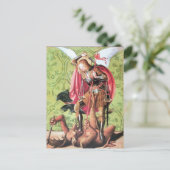 ST. MICHAEL,DRAGON UND JUSTIZ-Belegekarte Postkarte (Stehend Vorderseite)
