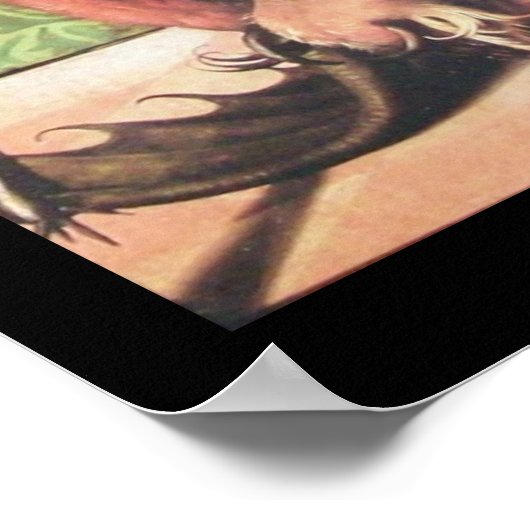 ST. MICHAEL , DRAGON UND JUSTIZ POSTER (Ecke)