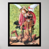 ST. MICHAEL , DRAGON UND JUSTIZ POSTER (Vorne)