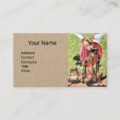 ST. MICHAEL, DRAGON UND JUSTIZ, Rot-Grün-Braun, ab Visitenkarte (Vorderseite)