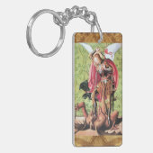 ST. MICHAEL, DRAGON UND JUSTIZ SCHLÜSSELANHÄNGER (Vorderseite links)