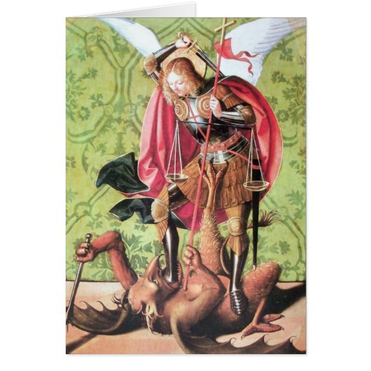 ST. MICHAEL, DRAGON UND JUSTIZGEBEN (Vorne)