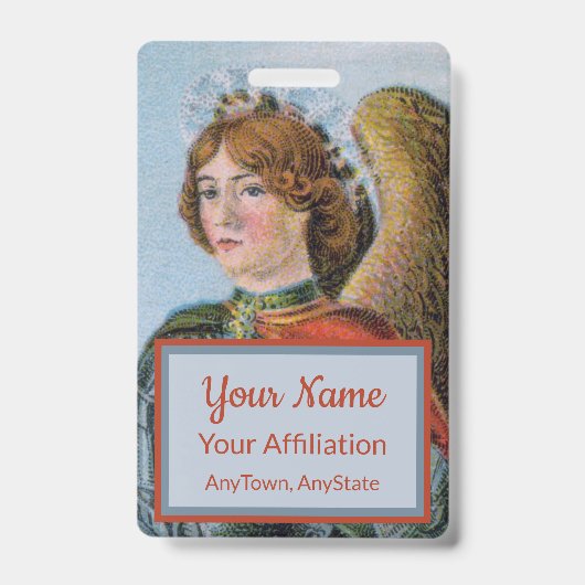 St. Michael, Erzengel (Detail; M 017) Ausweis (Vorderseite)