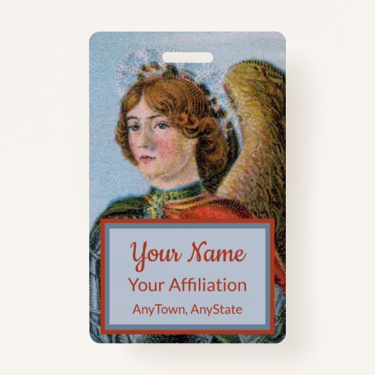 St. Michael, Erzengel (Detail; M 017) Ausweis (Vorderseite)