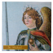 St. Michael, Erzengel (Detail; M 017) Fliese (Vorderseite)