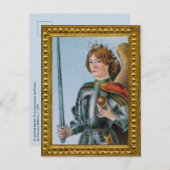 St. Michael, Erzengel (Detail; M 017) Postkarte (Vorne/Hinten)