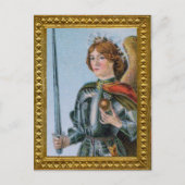St. Michael, Erzengel (Detail; M 017) Postkarte (Vorderseite)