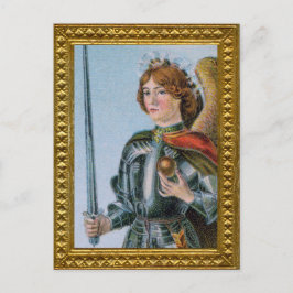 St. Michael, Erzengel (Detail; M 017) Postkarte