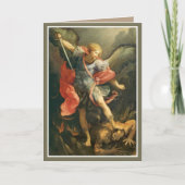 St. Michael, Erzengel Gebet Karte (Vorderseite)