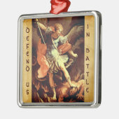 St. Michael, Erzengel Gebet Ornament Aus Metall (Links)