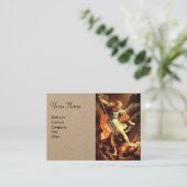 St. Michael, Erzengel Kraft Papier Visitenkarte (Stehend Vorderseite)