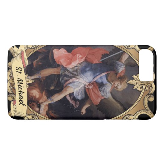 St. Michael, Erzengel Religious Elegant Case-Mate iPhone Hülle (Rückseite (Horizontal))