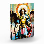 St. Michael Foto-Block, katholisch Fotoblock (Links)