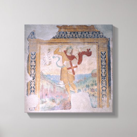 St. Michael (fresco) Leinwanddruck (Vorderseite)