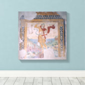 St. Michael (fresco) Leinwanddruck (Insitu (Holzboden))