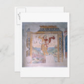 St. Michael (fresco) Postkarte (Vorne/Hinten)